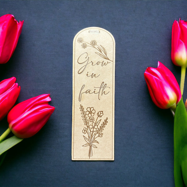 Grow in faith bookmark