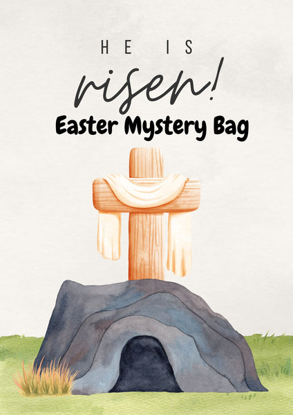 He is RISEN easter mystery bag