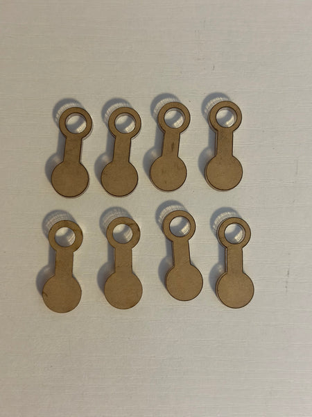 Pallet of 8 keychain add on hardware