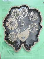 Lady Floral Tray