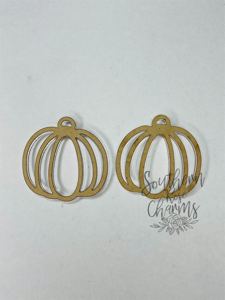 Cutout pumpkin earrings