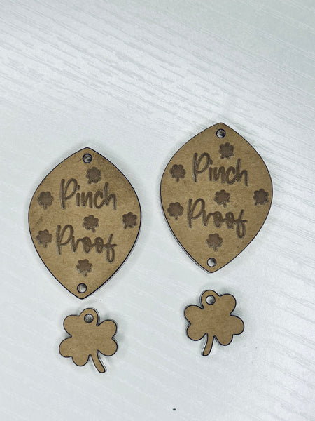 2 piece pinch proof earring