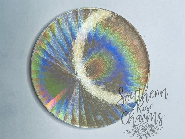 Holographic spinner circle mold