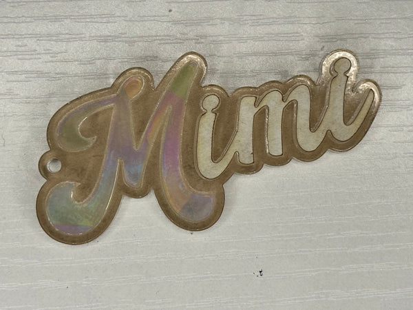 2.5” 3D holographic Mimi keychain