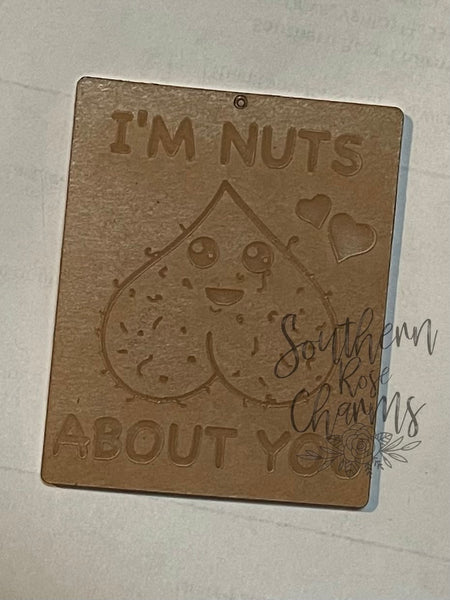I’m nuts about you keychain