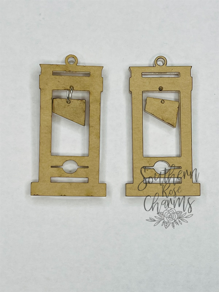 2 piece Guillotine earring