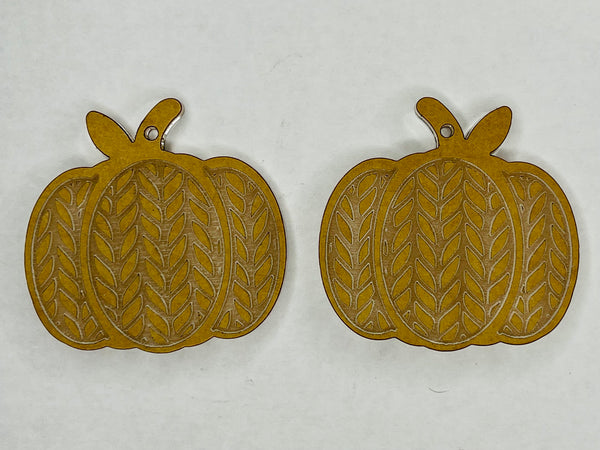 Sweater pumpkin earring