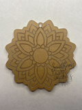 Mandala flower keychain