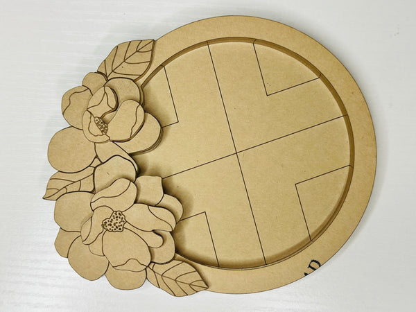 3D magnolia trinket tray